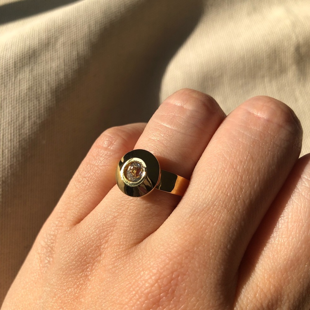 NOIR Gold Plated Ring